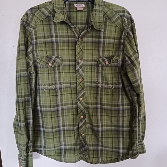 Vintage 90's pretty green Arizona pearl snap button up shirt - Picture 6 of 13